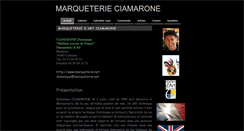 Desktop Screenshot of marqueterie.net