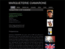 Tablet Screenshot of marqueterie.net